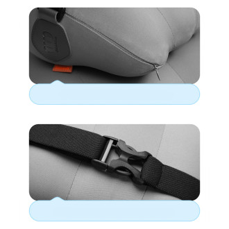 Baseus ComfortRide CNYZ000013 bederní polštář do auta šedý