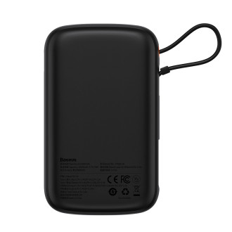 Powerbanka 10000mAh 20W Baseus Qpow Pro Overseas Edition + kabel USB C 3A – černý
