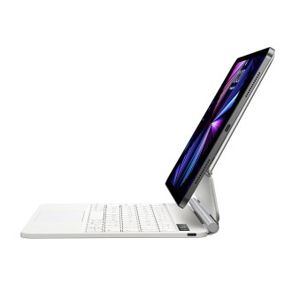 Magnetické pouzdro s klávesnicí pro iPad Pro 12,9&#39;&#39; Baseus Brilliance - bílé