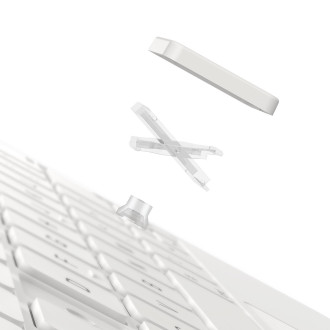 Magnetické pouzdro s klávesnicí pro iPad Pro 12,9&#39;&#39; Baseus Brilliance - bílé