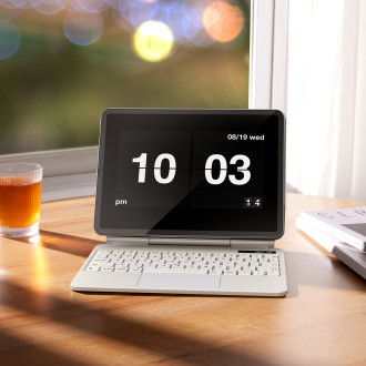 Magnetické pouzdro s klávesnicí pro iPad Pro 12,9&#39;&#39; Baseus Brilliance - bílé