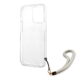 Guess GUHCP13LKMABGR iPhone 13 Pro / 13 6,1" szary/grey hardcase Marble Strap Collection