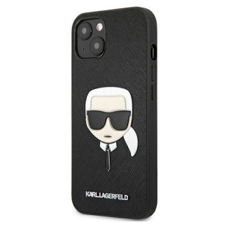 Karl Lagerfeld KLHCP13MSAKHBK iPhone 13 6,1" czarny/black hardcase Saffiano Ikonik Karl`s Head