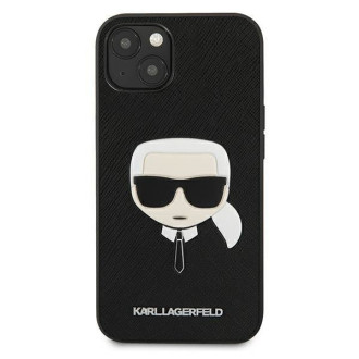 Karl Lagerfeld KLHCP13MSAKHBK iPhone 13 6,1" czarny/black hardcase Saffiano Ikonik Karl`s Head