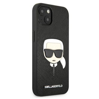 Karl Lagerfeld KLHCP13MSAKHBK iPhone 13 6,1" czarny/black hardcase Saffiano Ikonik Karl`s Head