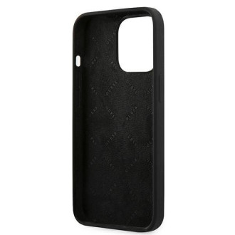 Guess GUHCP13LLS4GGBK iPhone 13 Pro / 13 6,1" czarny/black hard case Silicone 4G Logo