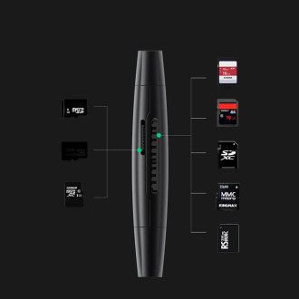 Ugreen adaptér Čtečka karet SD / micro SD (USB-A / USB-C) černá (CM304)