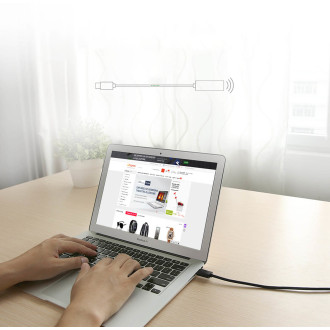 Ugreen aktivní prodlužovací kabel USB-A (samec) - USB-A (samice) USB 2.0 480Mb/s 20m černý (US121)