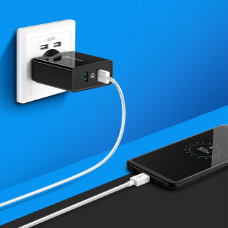 Ugreen nabíječka 2xUSB-A 36W QC3.0 černá (CD161)