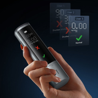 Baseus SafeJourney Pro Series alkohol tester 470mAh šedý