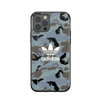 Adidas OR SnapCase Camo iPhone 12/12 Pro modrá/černá 43702