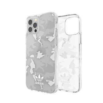 Adidas OR SnapCase Camo iPhone 12/12 Pro transparentní/bílá 43705