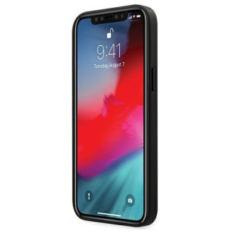 Guess GUHCP12LPU4GHBK iPhone 12 Pro Max 6,7" szary/grey hardcase 4G Triangle Collection