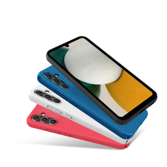 Pevné pouzdro pro Samsung Galaxy A34 5G + stojan na telefon Nillkin Super Frosted Shield - Bílý