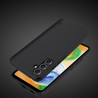 Pevné pouzdro pro Samsung Galaxy A34 5G + stojan na telefon Nillkin Super Frosted Shield - Bílý