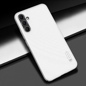 Pevné pouzdro pro Samsung Galaxy A34 5G + stojan na telefon Nillkin Super Frosted Shield - Bílý