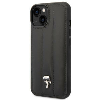 Karl Lagerfeld KLHCP14SPSQPK iPhone 14 6,1" hardcase czarny/black Puffy Ikonik Pin