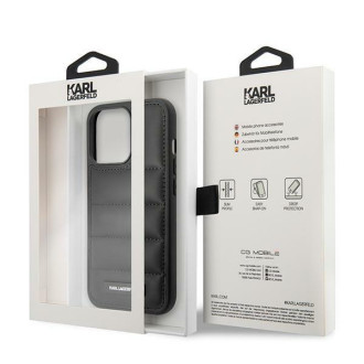 Karl Lagerfeld KLHCP14XPSQAK iPhone 14 Pro Max 6,7" hardcase czarny/black Puffy Elongated Logo