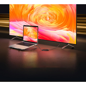 USB C – HDMI 2.1 8K 60Hz kabel 1,5 m Ugreen CM565 – šedý