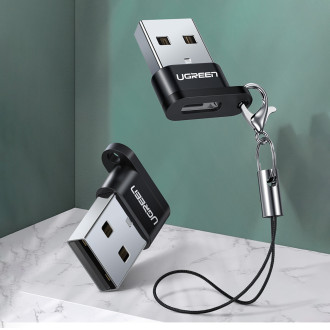 USB C (samice) - USB (samec) adaptér Ugreen US280 - černý