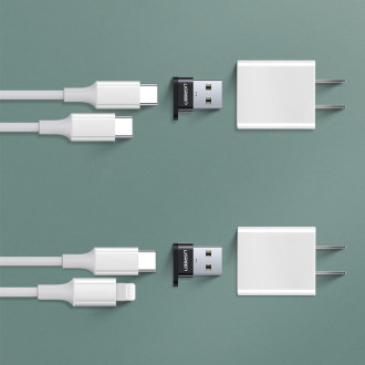 USB C (samice) - USB (samec) adaptér Ugreen US280 - černý