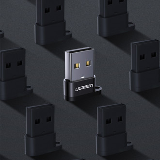 USB C (samice) - USB (samec) adaptér Ugreen US280 - černý