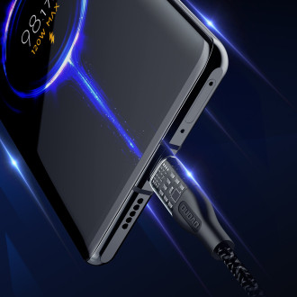 Rychlonabíjecí kabel 120W 1m USB-C - USB-C Dudao L22C - šedý