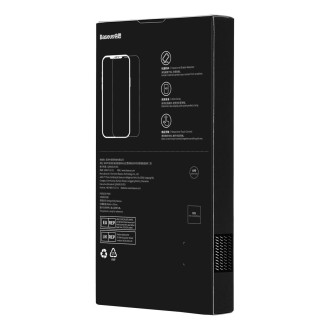 Tvrzené sklo Baseus pro celou obrazovku pro iPhone 14 Pro s krytem reproduktoru 0,3 mm + montážní rámeček