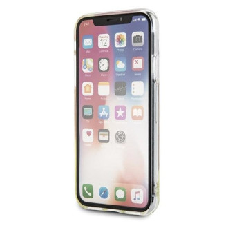 Guess GUHCPXGLCPI iPhone X/Xs różowy /pink hard case California Glow in the dark