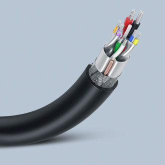 Ugreen kabel USB – USB 2.0 480 Mb/s 3 m černý (US102)