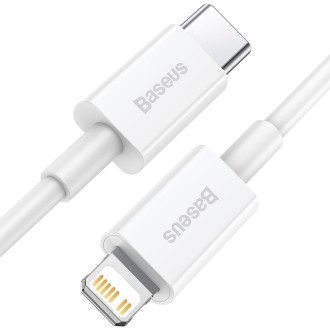 [RETURNED ITEM] Baseus Superior Cable USB Type C - Lightning Power Delivery 20 W 1 m White (CATLYS-A02)