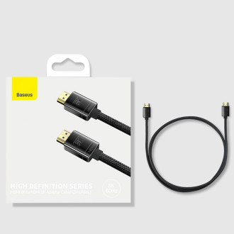 Kabel Baseus High Definition Series HDMI 2.1 8K 2m - černý