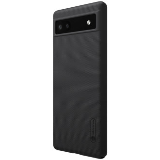 Pouzdro Nillkin Super Frosted Shield pro kryt Google Pixel 6a + stojánek na telefon černý