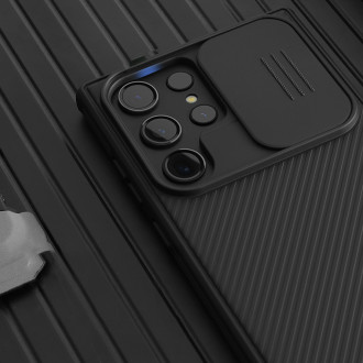 Magnetické pouzdro Nillkin CamShield Pro pro Samsung Galaxy S23 Ultra Magnetic MagSafe s krytem fotoaparátu černé
