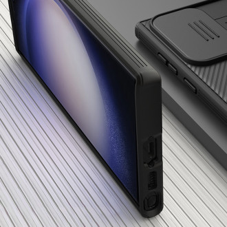 Magnetické pouzdro Nillkin CamShield Pro pro Samsung Galaxy S23 Ultra Magnetic MagSafe s krytem fotoaparátu černé