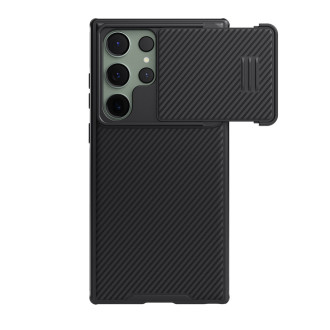 Magnetické pouzdro Nillkin CamShield S pro Samsung Galaxy S23 Ultra Cover s MagSafe s krytem fotoaparátu černé