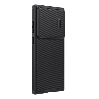 Magnetické pouzdro Nillkin CamShield S pro Samsung Galaxy S23 Ultra Cover s MagSafe s krytem fotoaparátu černé