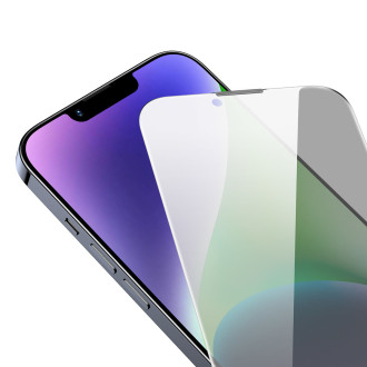 Baseus Privacy Tempered Glass pro iPhone 14 Plus / 13 Pro Max Full Screen 0,4 mm Privacy Filter Anti Spy + montážní sada