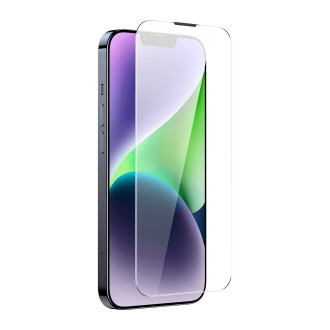 Tvrzené sklo Baseus pro celou obrazovku pro iPhone 14 Plus / 13 Pro Max s krytem reproduktoru 0,4 mm + montážní sada