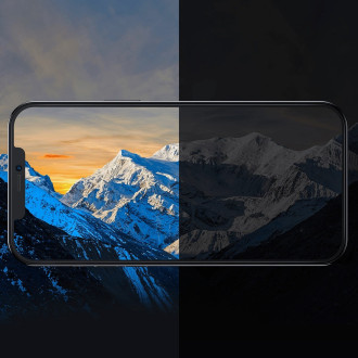Tvrzené sklo Baseus pro celou obrazovku pro iPhone 12 Pro / 12 s krytem reproduktoru 0,4 mm + montážní sada