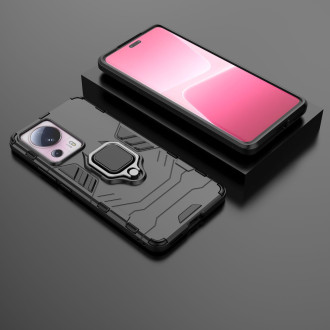 Pouzdro Ring Armor pro Xiaomi 13 Lite pancéřový kryt magnetický držák kroužek černý