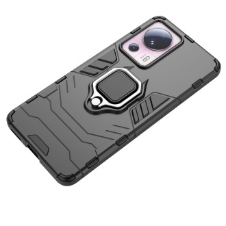 Pouzdro Ring Armor pro Xiaomi 13 Lite pancéřový kryt magnetický držák kroužek černý