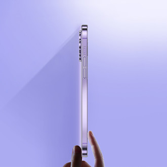 Baseus Crystal Case pro iPhone 14 Pro Max tenký kryt + průhledné sklo