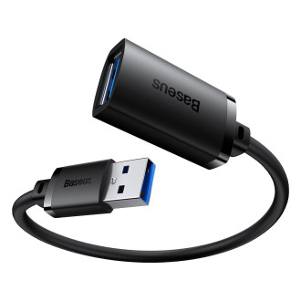 USB 2.0 prodlužovací kabel 1,5m Baseus AirJoy Series - černý