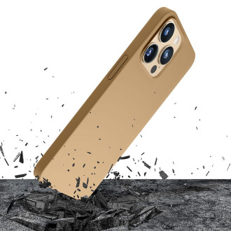 Apple iPhone 14 Pro – 3mk Hardy Silicone MagCase Gold