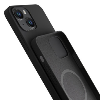 Apple iPhone 14 - 3mk Hardy silikonové pouzdro MagCase Graphite