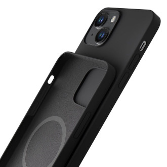 Apple iPhone 14 - 3mk Hardy silikonové pouzdro MagCase Graphite