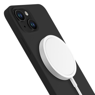 Apple iPhone 14 - 3mk Hardy silikonové pouzdro MagCase Graphite
