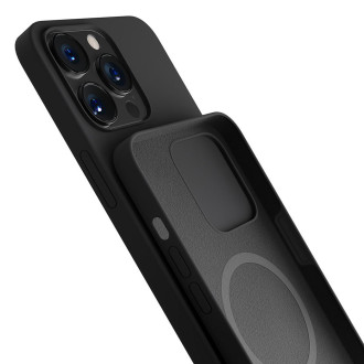 Apple iPhone 14 Pro - 3mk Hardy silikonové pouzdro MagCase Graphite