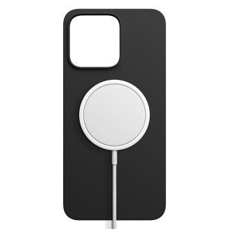 Apple iPhone 14 Pro - 3mk Hardy silikonové pouzdro MagCase Graphite